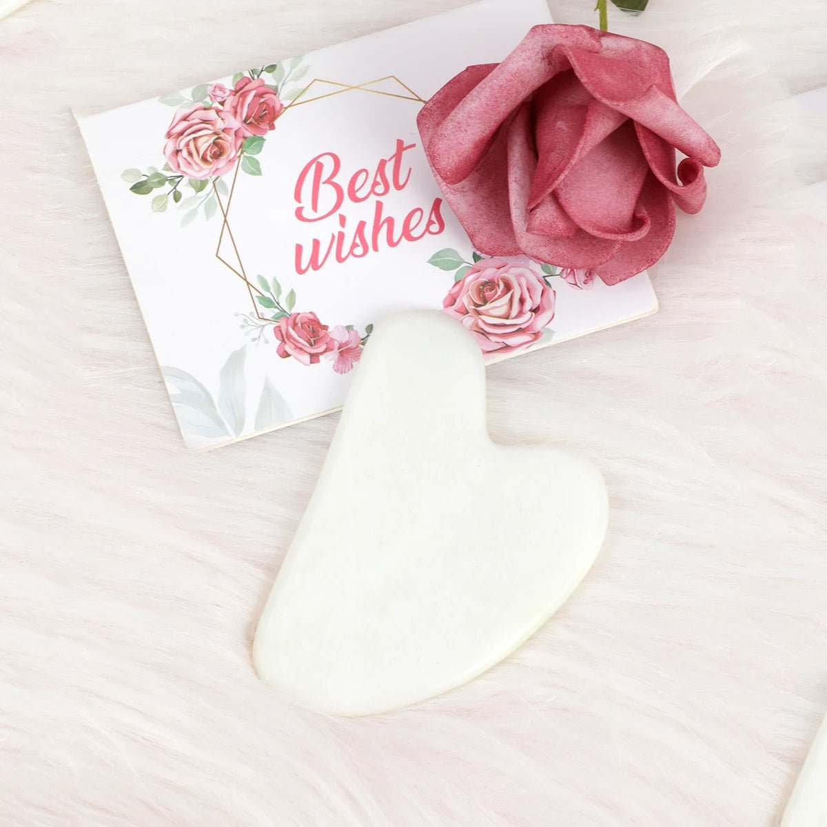 Gua Sha Planche de Massage Visage et Cou - Hardiebeaute